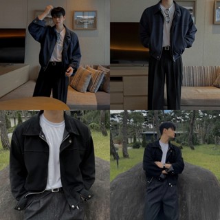 แจ็คเก็ต รุ่นสาบ เนื้อผ้ากำมะหยี่ สไตล์เกาหลี ผ้าหนาไม่บาง J…