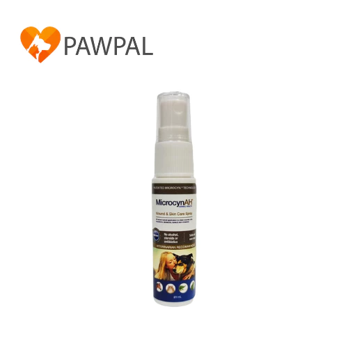 Microcyn​AH​ Wound & Skin care​ spray 20 ml (ขวดแบ่ง) สเปรย์ฆ่าเชื้อ ลดการระคายเคือง สุนัข แมว ใบอนุญาตเลขที่ HKG63118