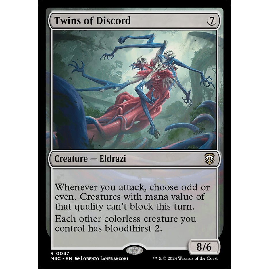 Twins of Discord การ์ด Magic the Gathering ของแท้ [M3C]