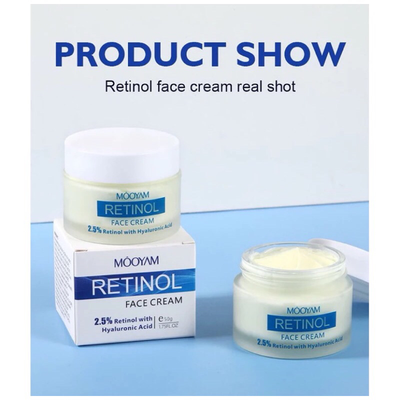 MOOYAM RETINOL FACE CREAMครีมเรตินอลขนาด50g