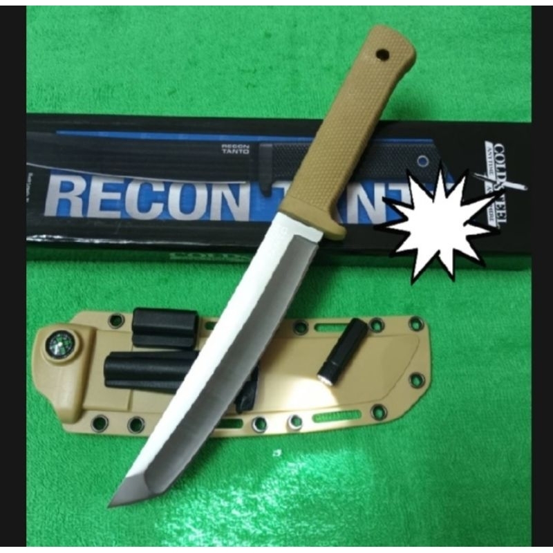 มีด มีดพก มีดเดินป่า มีดพกใบตาย มีดพกเดินป่า COLD STEEL RECON TANTO  (ยาว30cm)