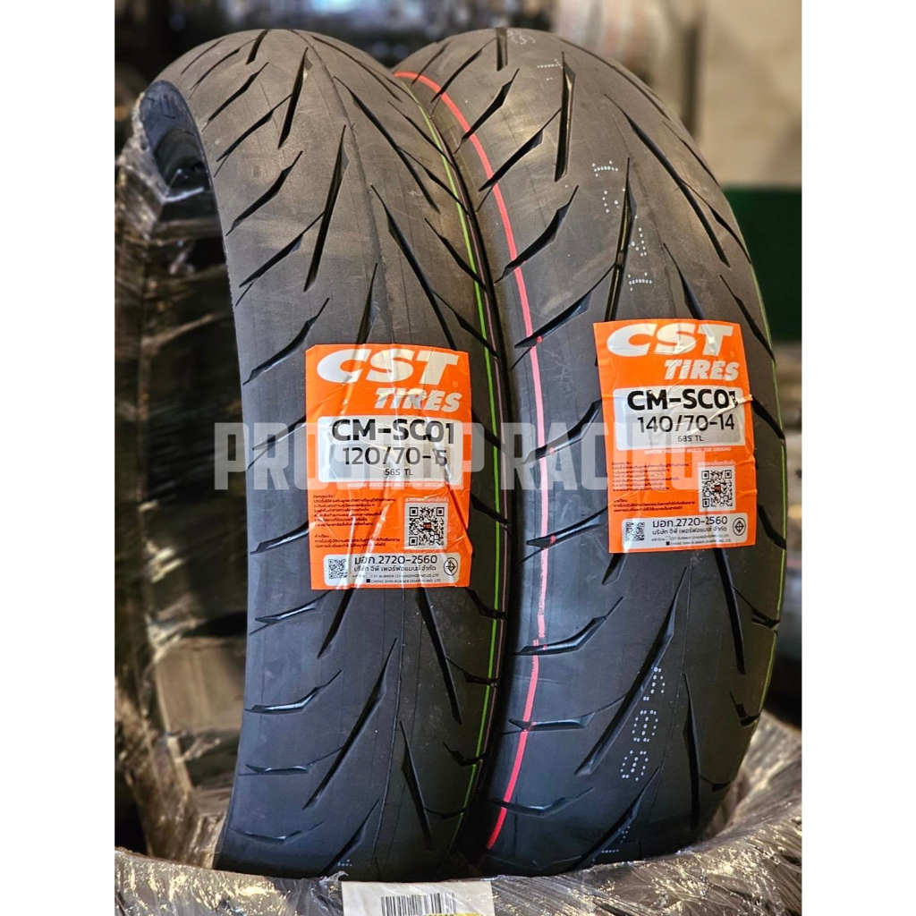 ยาง CST SC01 สำหรับ Xmax New Forza 300 Aerox  PCX 150 Click 160 Giorno Scoopy Vespa Sprint150 Lam Filano - รูปที่ 2