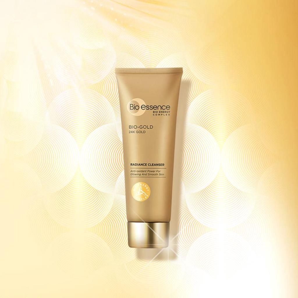 Bio Essence Bio-Gold Radiance Cleanser 100g.ต่อต้านริ้วรอย