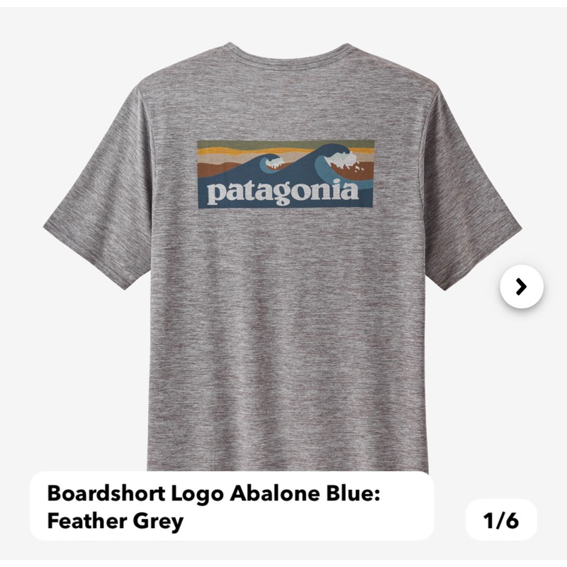 เสื้อยืด Patagonia ของแท้ size M