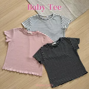 D04 เสื้อยืดคอกลมทรงbabytee - งานฉลุ 🌷