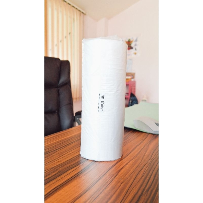 ถุงม้วนปรุ 8×12 นิ้ว (500 ใบ/ม้วน)