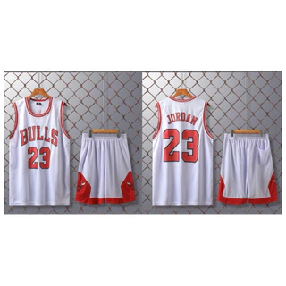 เสื้อบาส ชุดบาส ทีมBULLS เบอร์ 23 พร้อมส่ง