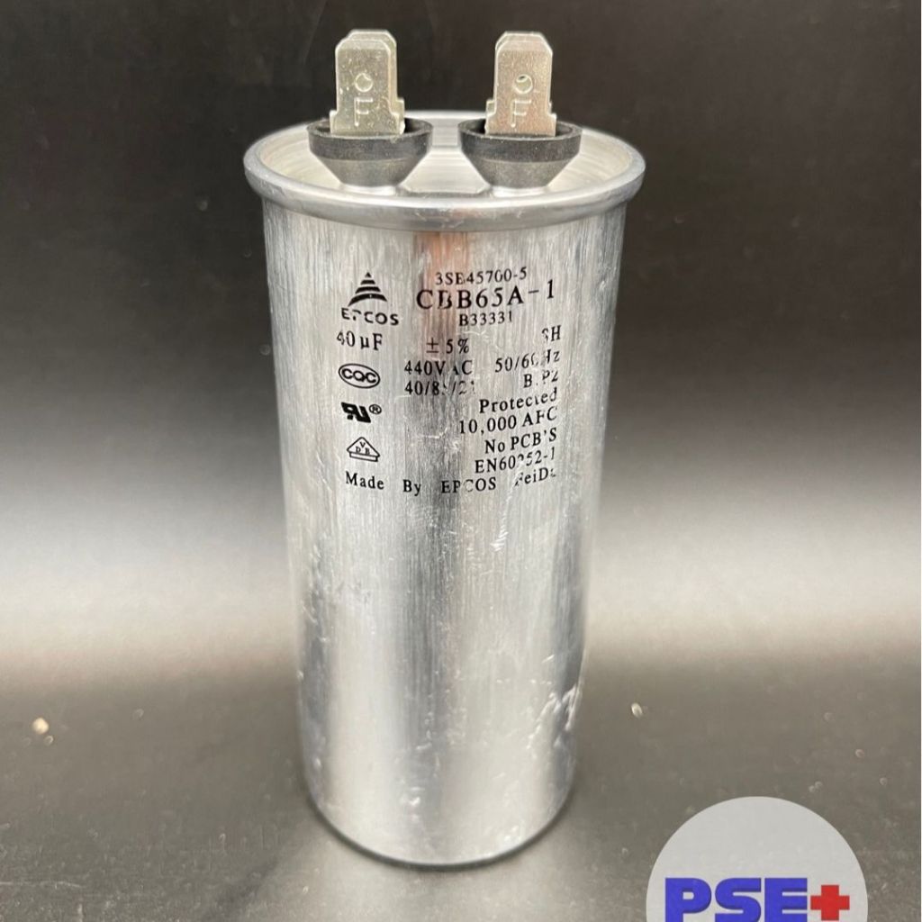 P3007 แคปสำหรับแอร์ ขนาด 40uF 440VAC