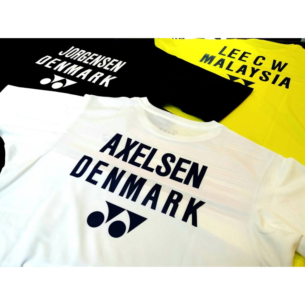 บริการสกรีนเพิ่มชื่อตัวเอง/นักกีฬา ชื่อทีม สำหรับเสื้อแบดมินตัน (สั่งพร้อมเสื้อในร้านค้า) Stickers