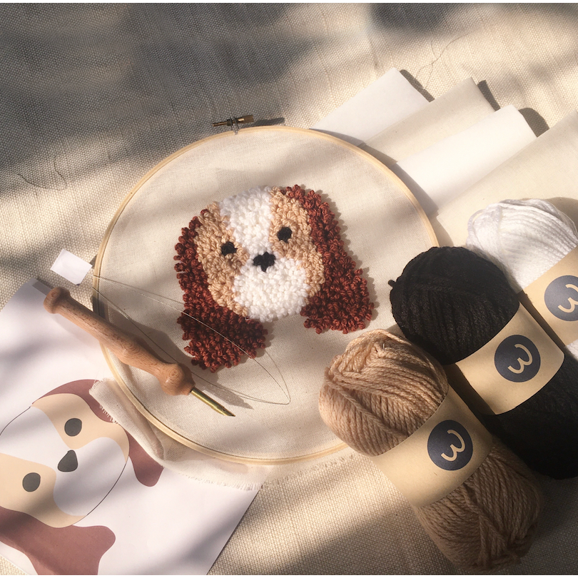 ชุดปัก Punch Needle : ชุด เข็มปักฟูไหมพรม อ่านรายละเอียดก่อนกดจ้า