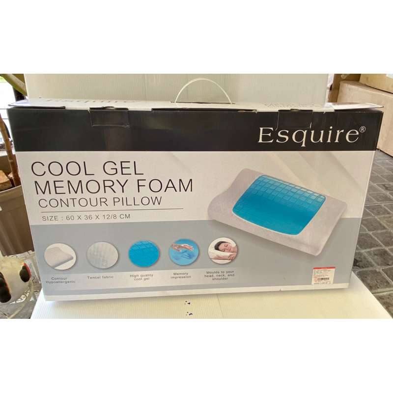 หมอนเมมโมรี่โฟม Esquire cool gel memory foam