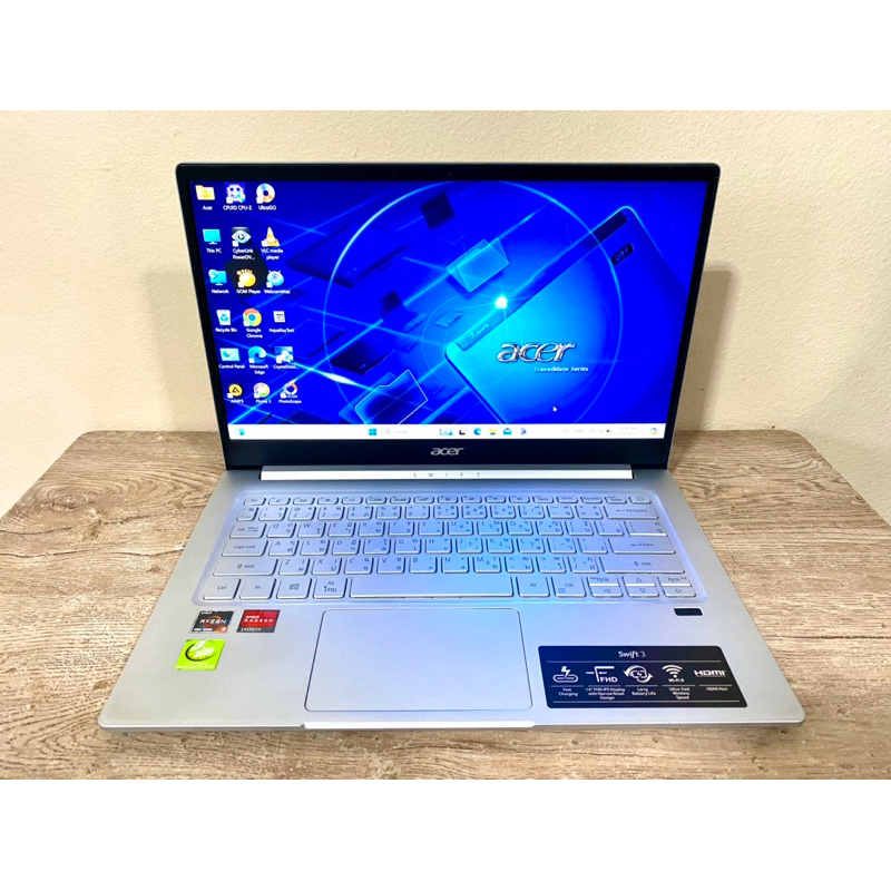 ขาย โน๊ตบุ๊ค Acer SWIFT 3 SF314-42 AMD Ryzen 5-4500U CPU 2.38 GHz RAM 8 GB SSD 512 GB