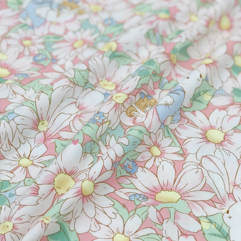 ผ้าแบ่งขาย ผ้า cotton 100% หน้ากว้าง 160cm.(64”) เนื้อดี ตัดต่อเนื่องได้