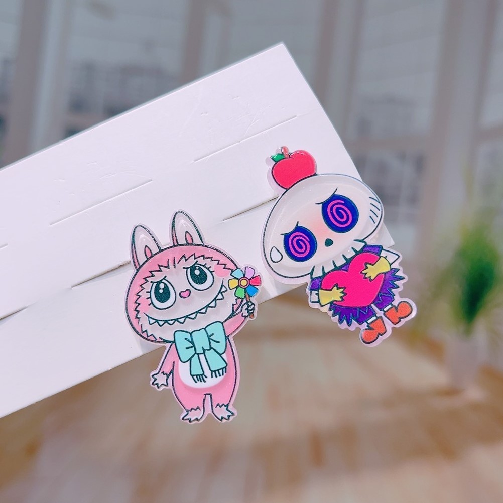 กิ๊บติดผม ลายการ์ตูน ลาบูบู้ Sanrio Hello Kitty Kuromi กิ๊ฟอะคริลิค กิ๊ฟติดผมแคร์แบร์ มีหลากหลายลาย พร้อมส่ง (ชุดที่2) - รูปที่ 6