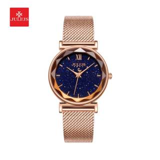 Julius นาฬิกาข้อมือผู้หญิง รุ่น JA-1172 สายสแตนเลสแบบถัก หน้…