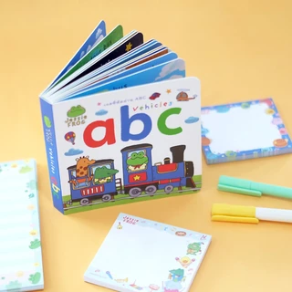 หนังสือบอร์ดบุ๊ค a-z ยานพาหนะ : เจสซี่หัดอ่าน ABC Vehicles (หนังสือเด็ก Jessie Frog)