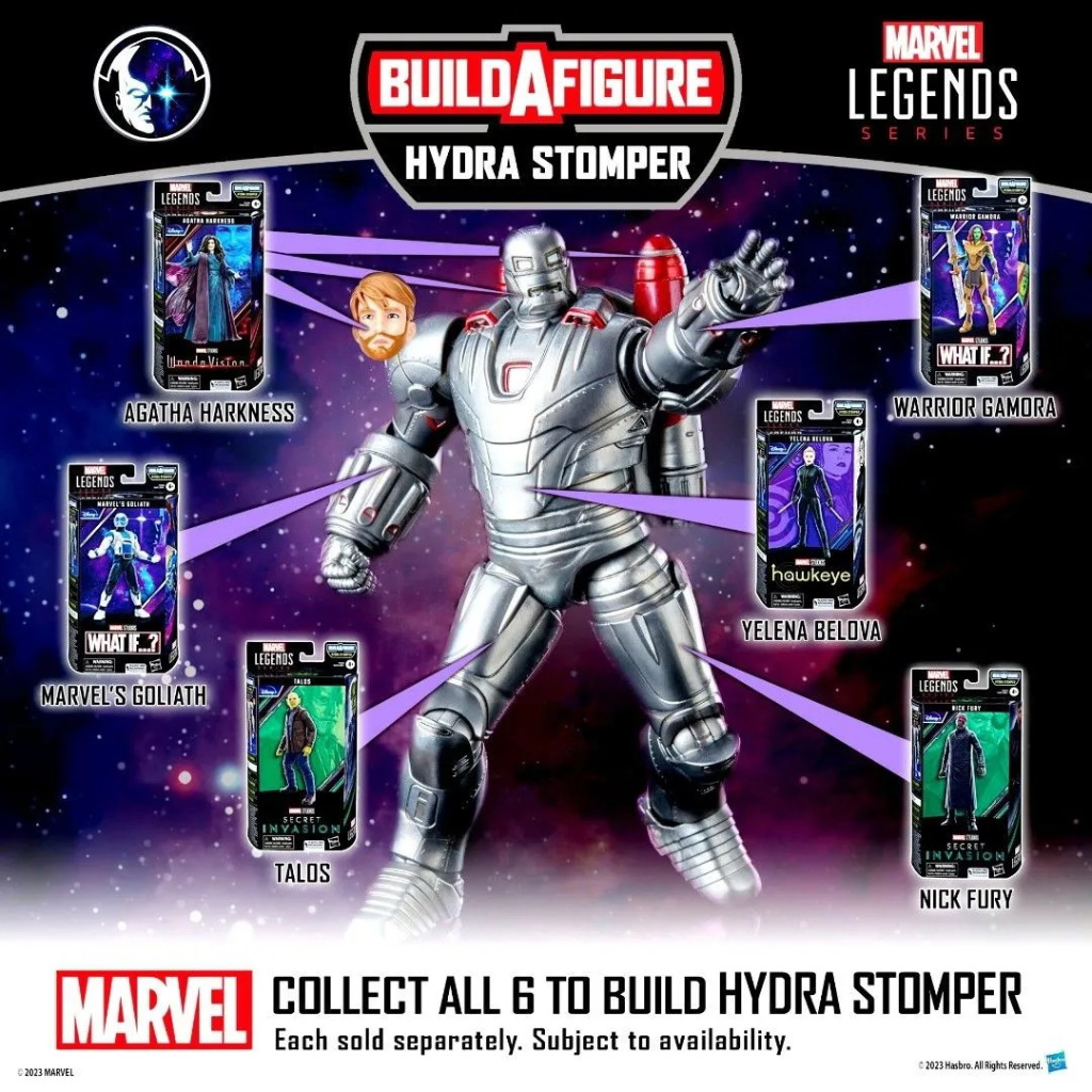Marvel Legends Hydra Stomper (BAF) Hydra Stomper Build A Figure, hasbro