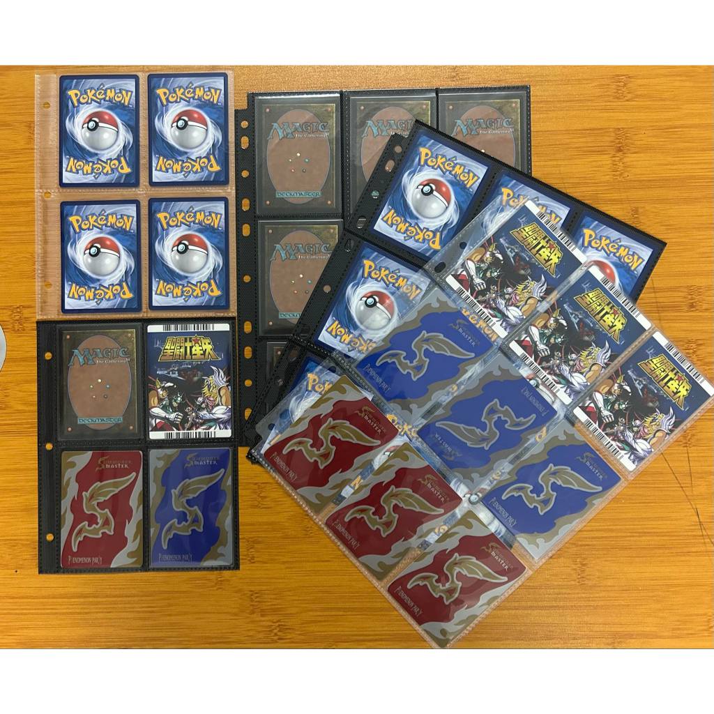 ไส้แฟ้ม 4,9 ช่อง ใส/ดำ ใส่ได้ 2 ด้าน(หน้า-หลัง) พร้อมส่ง ((10 เเถม 1))