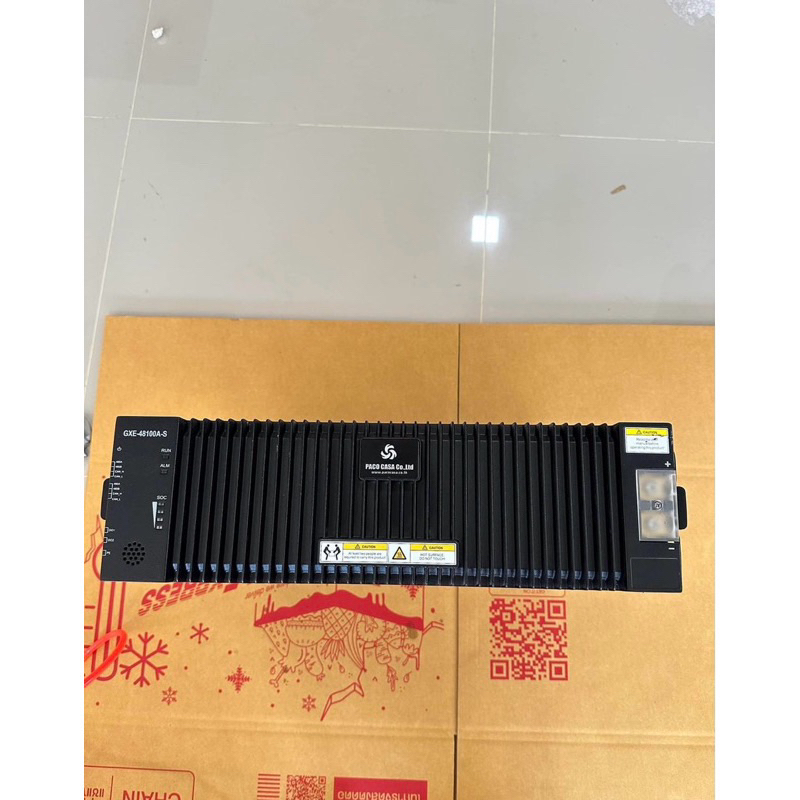 แบตเตอรี่ลิเธียม สำหรับระบบโซล่าเซลล์ PACO GXE-48100A-S 48v100Ah_ปลดล็อก ปลดกระแส100a (1C)ไม่ตัดไม่อ