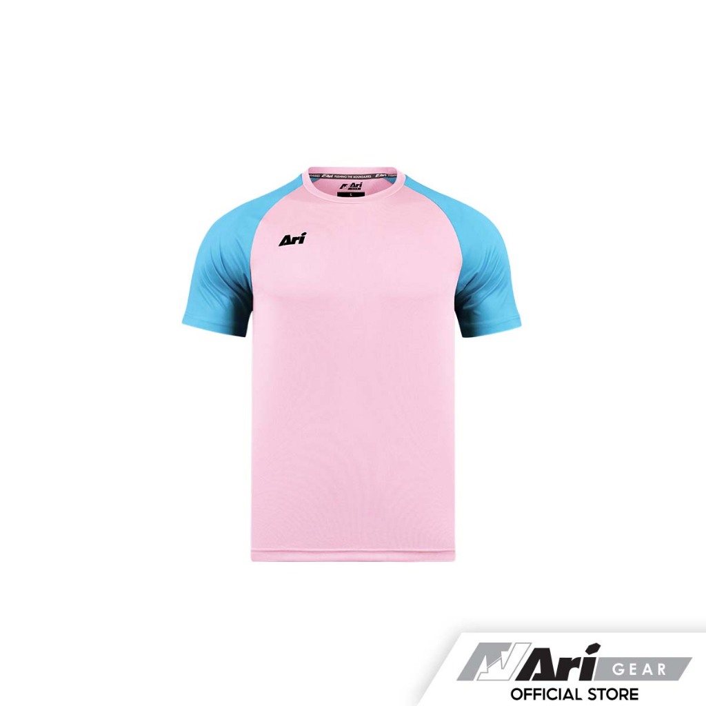ARI KIDS ESSENTIAL 2TONES TEAM JERSEY - PINK/BLUE เสื้อฟุตบอลเด็ก อาริ 2TONES สีชมพู