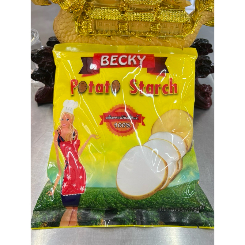 แป้งมันฮ่องกง อย่างดี ตราเบคกี้ Becky ขนาด 1 kg.