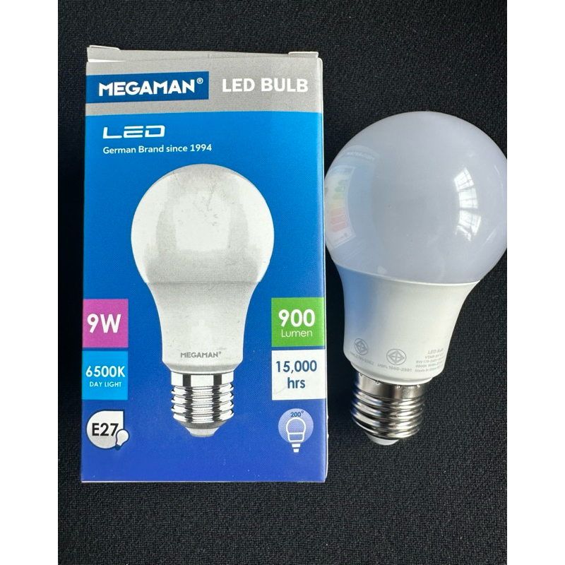 Megaman หลอดไฟ LED Bulb 9W ขั้ว E27