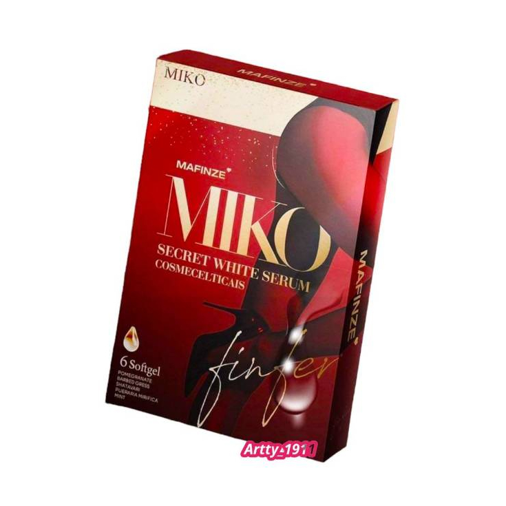 MIKO Mafinze finfer แพ็คเกจใหม่ เพื่อจุดซ่อนเร้น (Mafinze finfer มาฟินเซ่ ฟินเฟอร์) (บรรจุ 6 ซอฟเจล)