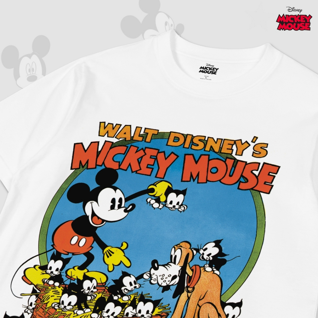 Power 7 Shop เสื้อยืดการ์ตูน มิกกี้เมาส์ ลิขสิทธ์แท้ DISNEY (MKX-195) — صورة 4
