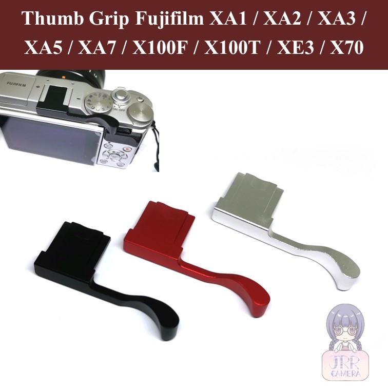Thumb Grip สำหรับ Fujifilm XA7 XA5 XA3 XA2 XA1 X100T X100F XE3 X70 by JRR ( Thumb grip Fuji XA7 XA5 XA3 X100F X100T X70
