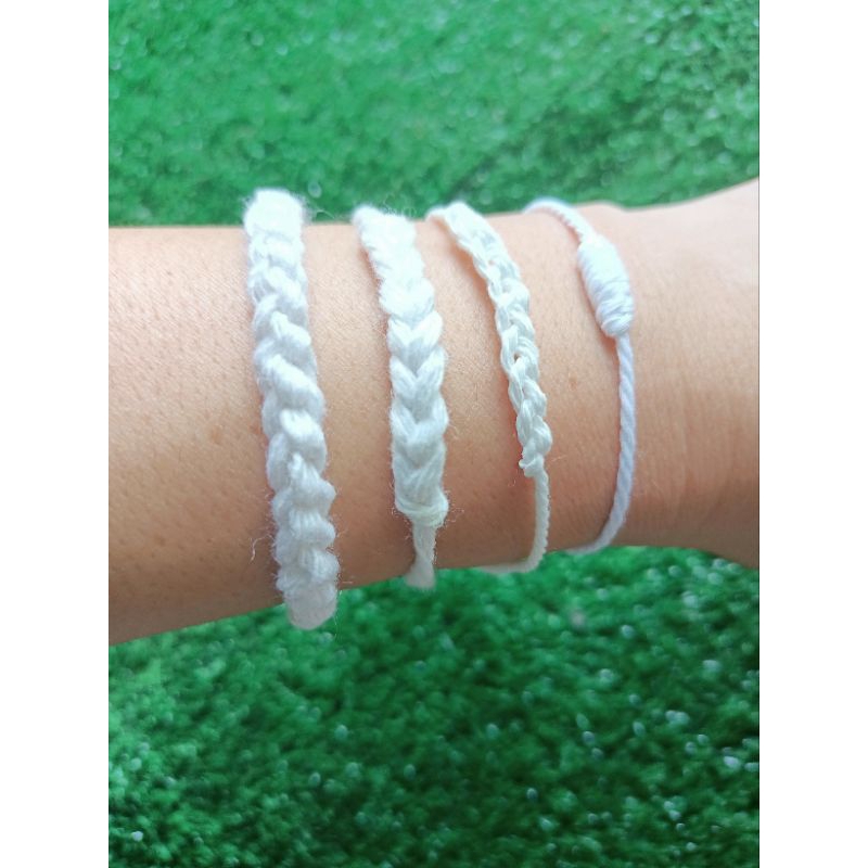 ฝ้ายมัดมือ 19ถัก 9ถัก 9เกลียว มัดปม ใช้ในงานมงคลต่าง และเสริมความเป็นศิริมงคลให้กับตัวเอง