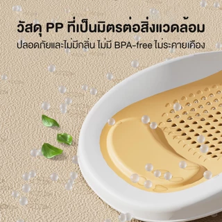 เบาะรองอาบน้ำเด็ก กว้าง ระบายน้ำดี เบาะหนุนนิ่ม พับเก็บได้ ใช้ได้กับทุกอ่างอาบน้ำ BC005
