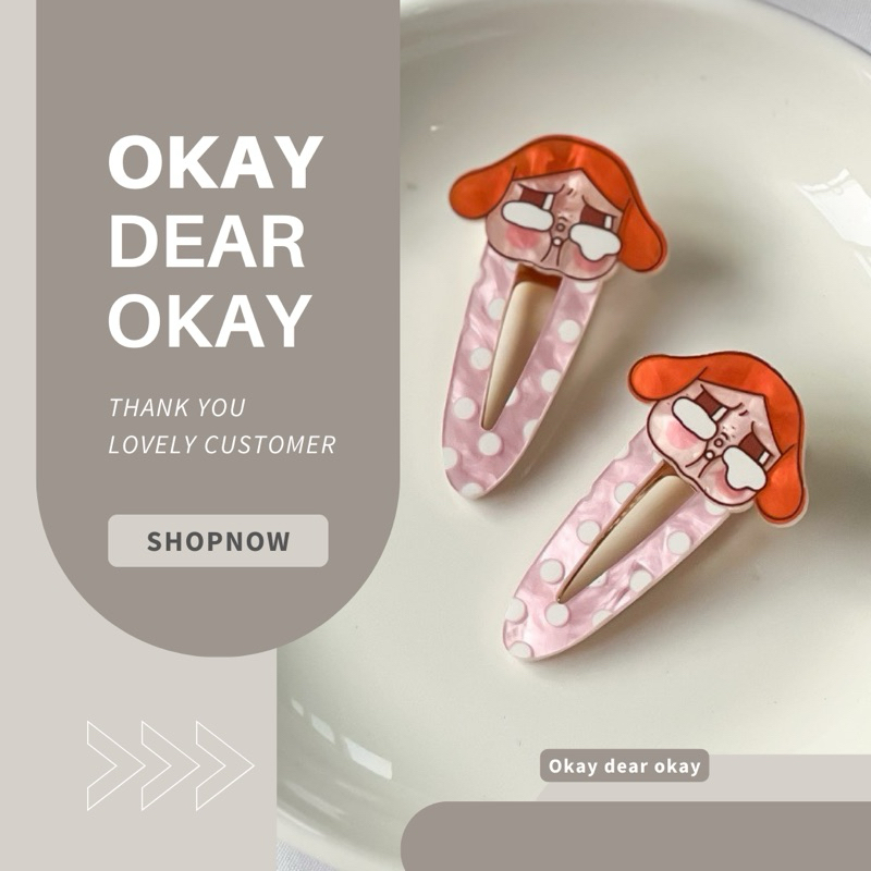 พร้อมส่ง 𝐇𝐚𝐢𝐫 𝐂𝐥𝐢𝐩𝐬 | กิ๊บ Crybaby กิ๊บติดผม กิ๊บคายเบบี้ กิ๊บน่ารัก 1 คู่ {2ชิ้น}