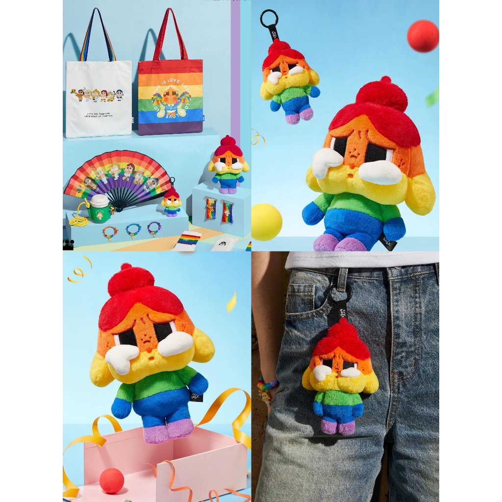 [พร้อมส่ง] พวงกุญแจ CRYBABY CHEER UP POPMART
