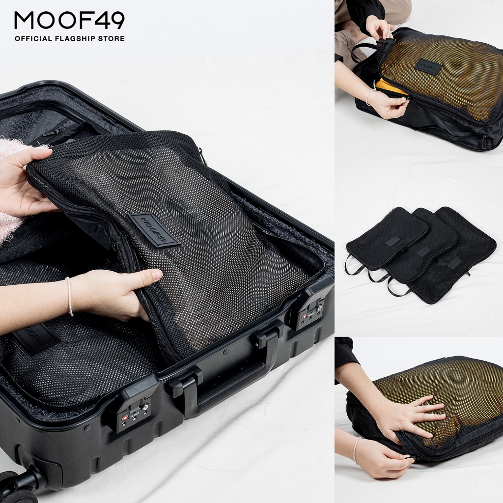 MOOF49 Compression Packing Cube กระเป๋าจัดระเบียบ สำหรับกระเป๋าเดินทาง รุ่นบีบอัดได้ สินค้าใหม่!