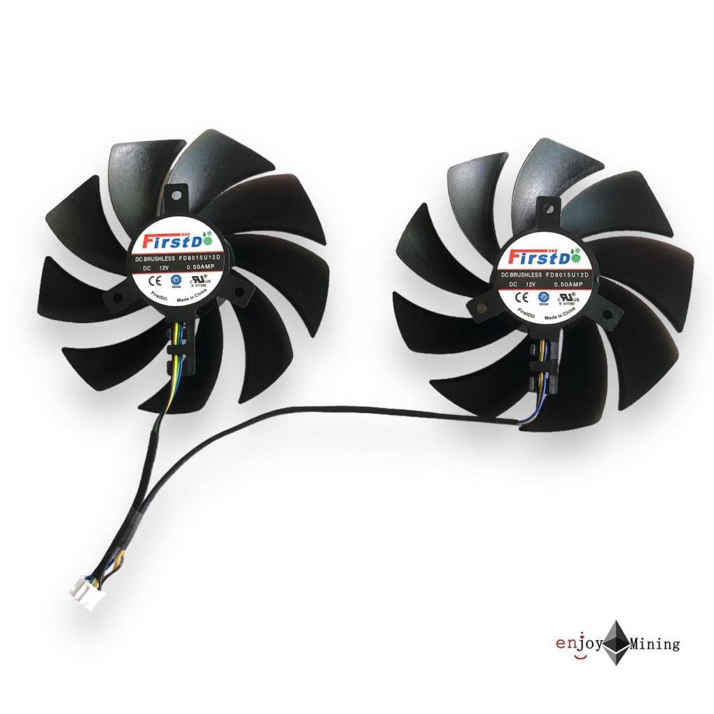 พัดลมการ์ดจอ POWERCOLOR RX6600 6600XT 6650XT Red Devil graphics card cooling fan