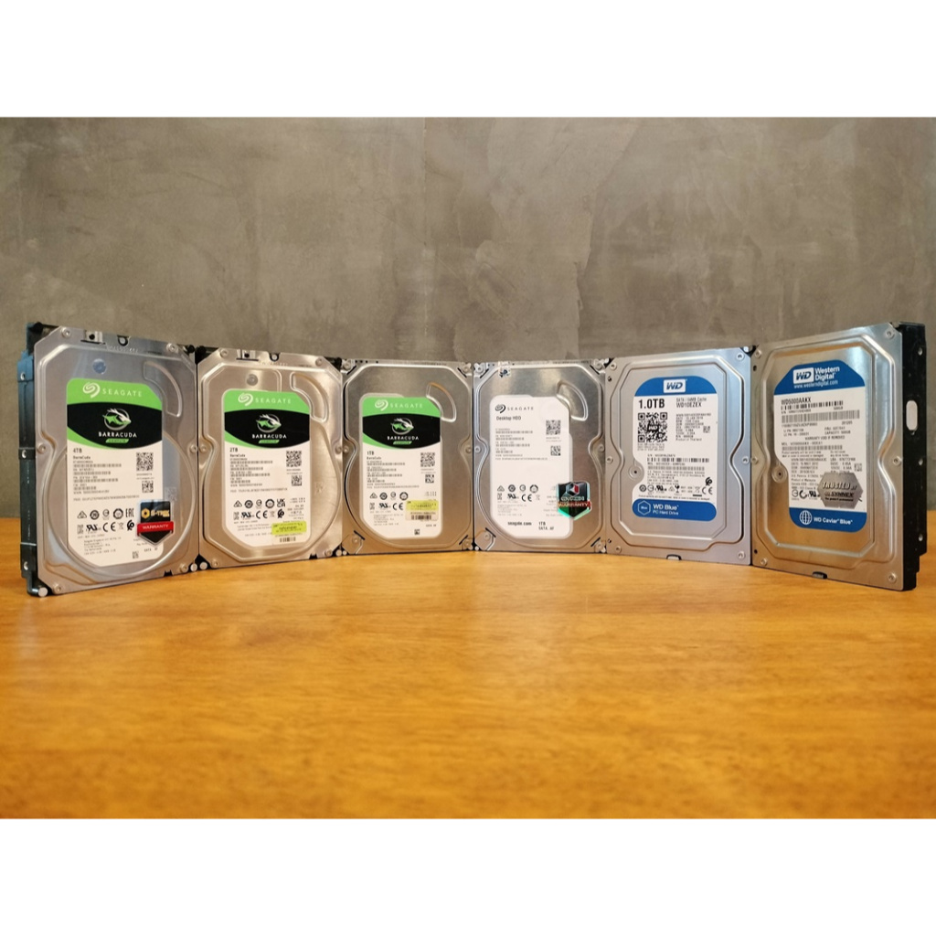 HDD 3.5 (ฮาร์ดดิสก์ 3.5 นิ้ว) WD และ SEAGATE 7200RPM SATA3 มีตั่งแต่ 500GB - 1TB - 2TB - 4TB  ขายรวม