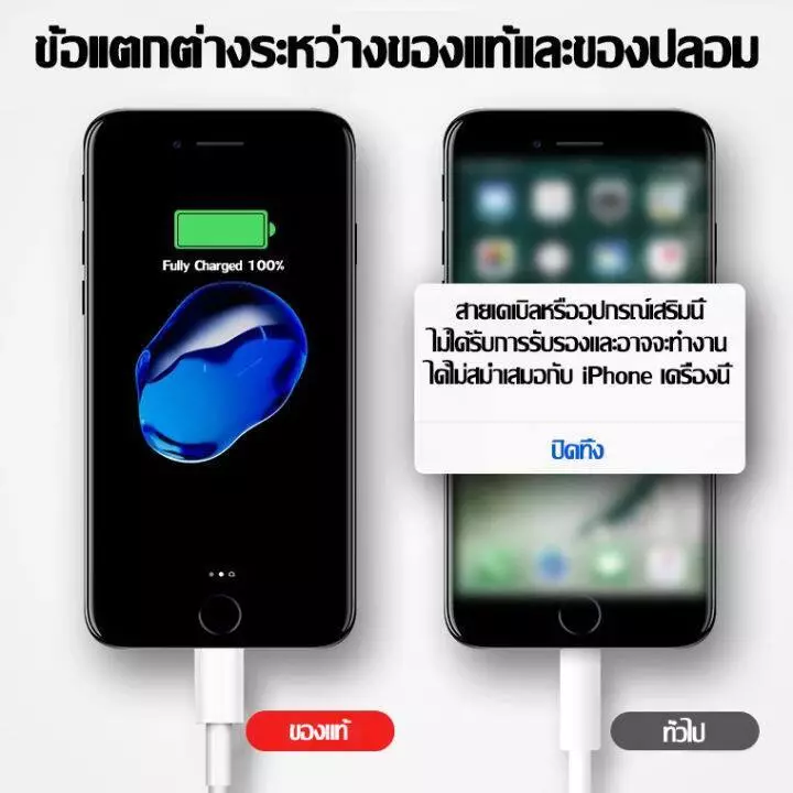 ชุดชาร์จเร็ว PD 30/20W + สายชาร์จ C-L รับประกัน 1 ปี thumbnail 8