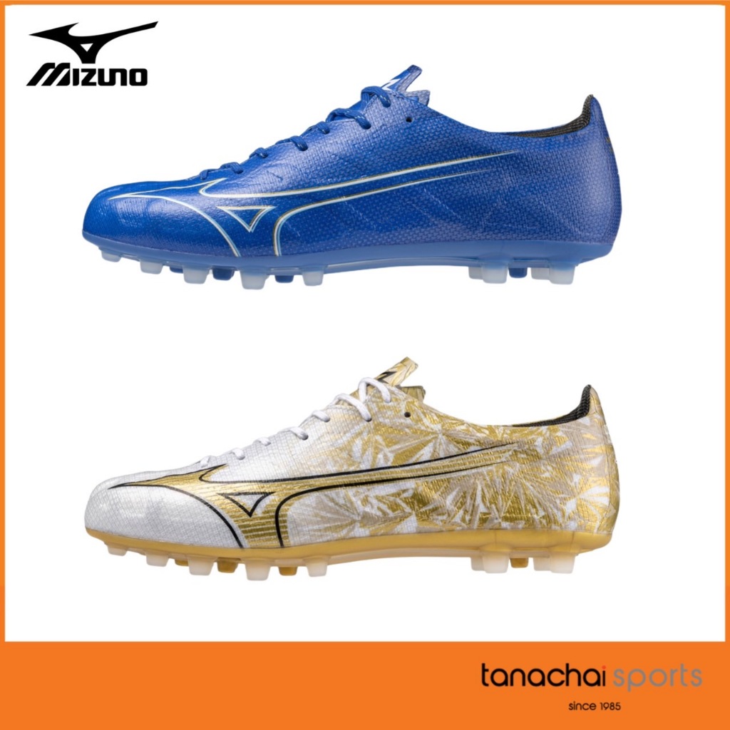 MIZUNO ALPHA ELITE AG รองเท้าฟุตบอล รองเท้าสตั๊ด ตัวท็อป ปุ่ม AG (เหมาะกับหญ้าเทียม) ของแท้ 100%