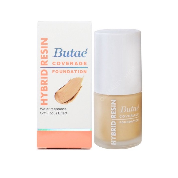 *แพคเกจใหม่ รองพื้นบูเต้ โควเวอร์เรจ Butae Hybrid Resin Coverage Foundation
