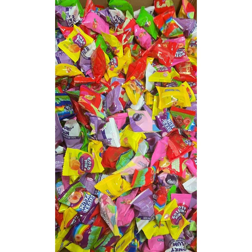 บ๊วยรวมรส (ขนาด 2 กิโลกรัม )บ๊วยแห้ง รสชาติเปรี้ยวอมหวาน