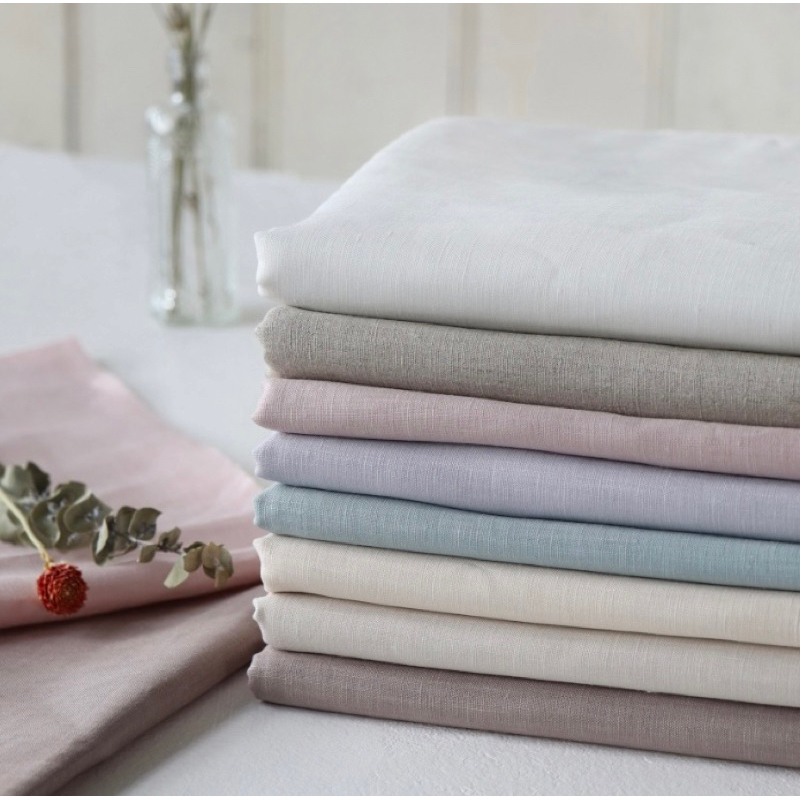 OLYMPUS STITCH CLOTH GARDEN PARTY ผ้าปัก Linen และ Cotton 100% mand in japan
