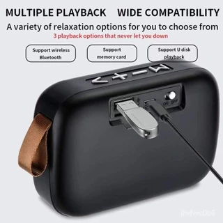 เสียง Bluetooth แบบพกพารองรับการ์ด SD USB สเตอริโอลำโพงซับวูฟเฟอร์เซอร์ราวด์ 9D Bluetooth Speaker