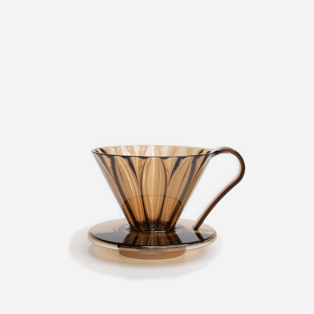 CAFEC Flower Tritan Clear Pink Brown