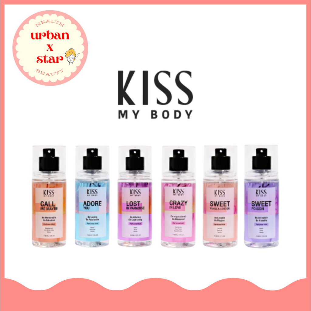 Kiss My Body Perfume Mist 88 Ml. (เลือกกลิ่นได้)
