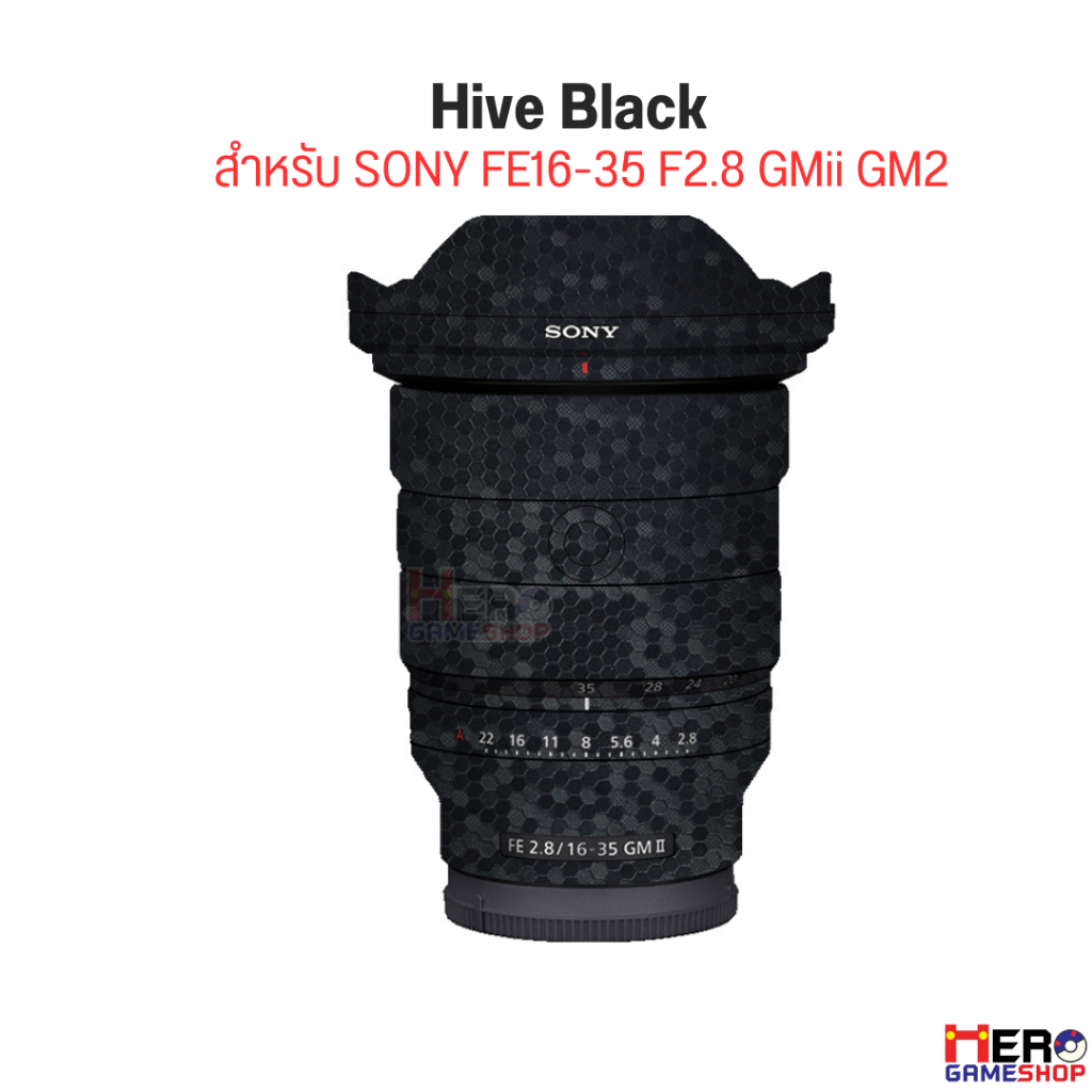 [Sticker Sony] Lens Camera สติกเกอร์ เลนส์ Skin ไม่ทิ้งคราบกาว ติดง่าย กันรอย Sony FE16-35 F2.8 GMii GM2 lens