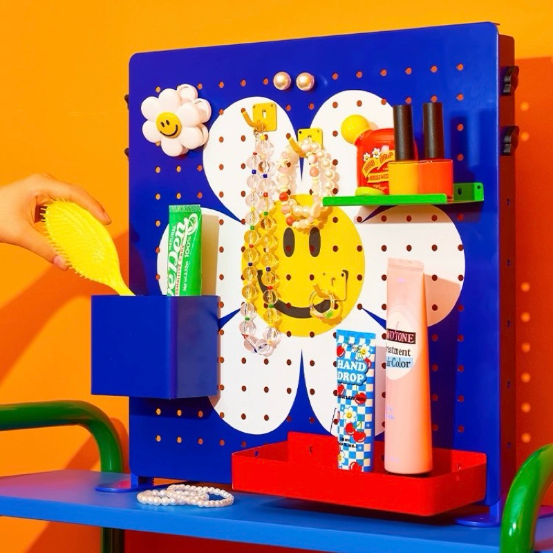 พร้อมส่ง🌈 Wiggle Wiggle ของแท้ 100% บอร์ดแขวนของ แต่งโต๊ะคอม Desk Organizer ชั้นวางของ กระดานแขวนของ ตะขอ โพสอิท 84021 - รูปที่ 5