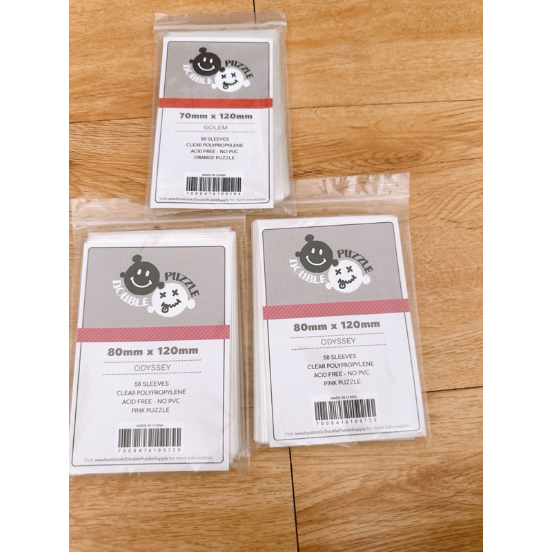 Sleeve 80x120 mm. ซอง SBG Siam Dark Blue / Double Puzzle Odyssey / Bewitched Dixit ซองใส่การ์ด ไม่ดู