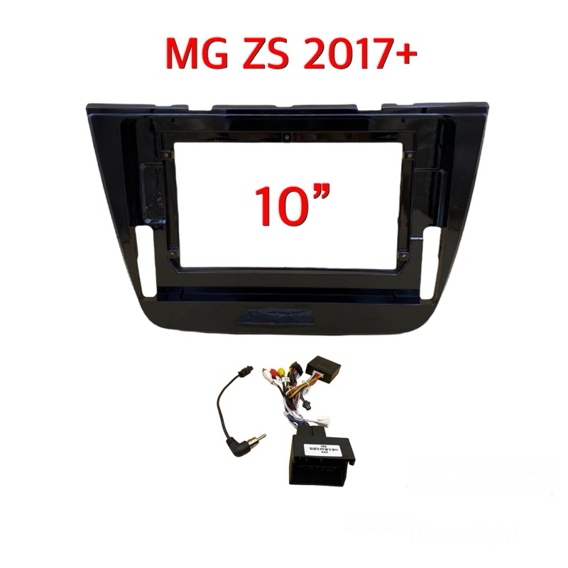 หน้ากาก MG ZS 2017+ พร้อมปลั๊ก แคนบัส สำหรับจอ 10 นิ้ว