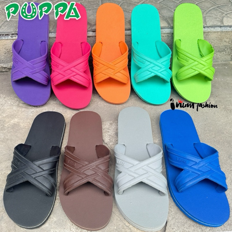 Puppa ปั๊ปป้า ปุ๊บป้า รองเท้าแตะฟองน้ำ ครบสี (ลิ้งค์สีพื้น) พร้อมส่ง