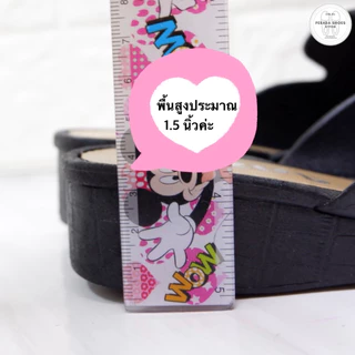 รองเท้าปิดหัว รองเท้าแตะปิดหัวเปิดส้น เสริมส้น 3.5 เซน ใส่สบาย ลุยน้ำได้ ไซส์ 36-40